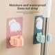 thumbnail image 5 of Mop Clip Cartoon Animal Pattern Plastic Mop Holder Strong Bearing Load Roller Design Swab Holder Adhesivo Clip De Hisopo Impermeable Para Baño 4Pcs Guardurnaity HA012803-00, 5 of 7