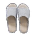 thumbnail image 3 of Ochine Womens House Slippers, Open Toe Memory Foam Washable Non-Slip Scuff Linen Slippers, Cute Comfy Classic Japanese Slip On Autumn Winter Bedroom Indoor Outdoor Slide, Size 6.5-11, 3 of 5