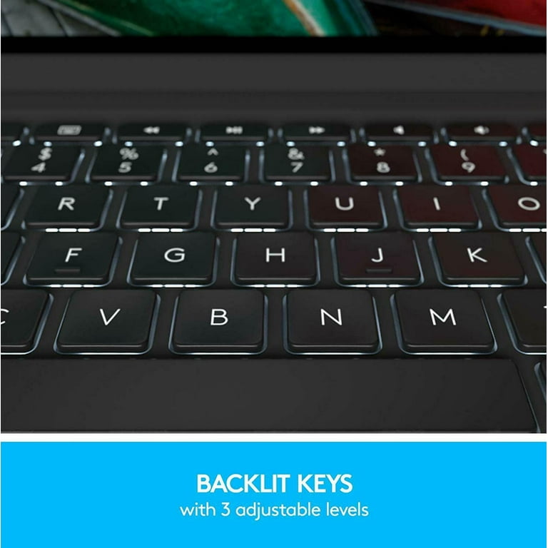 Logitech Slim Folio Pro Backlit Bluetooth Keyboard For iPad Pro 11