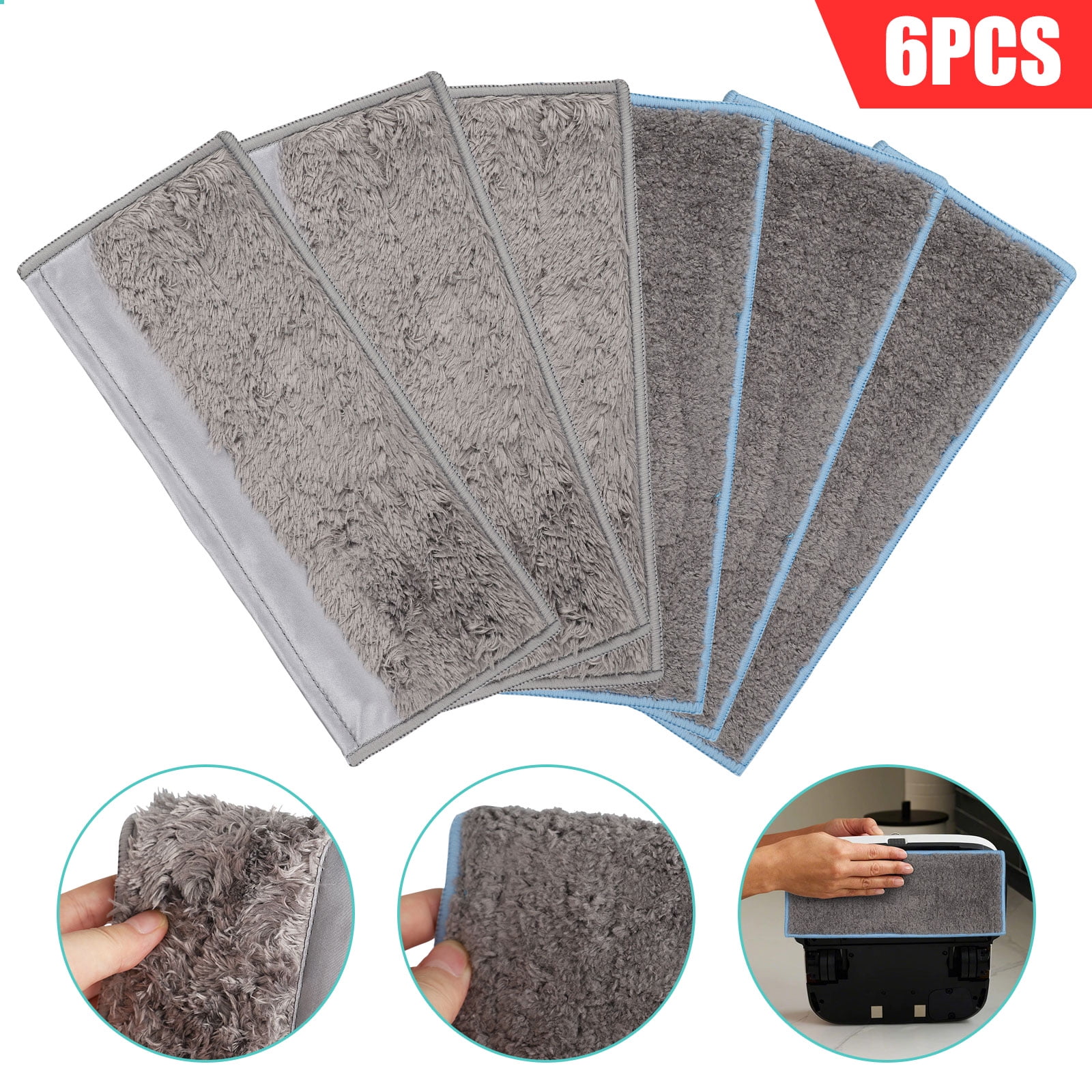 Replacement Mop Pads Compatible with iRobot Braava Jet m Series m6