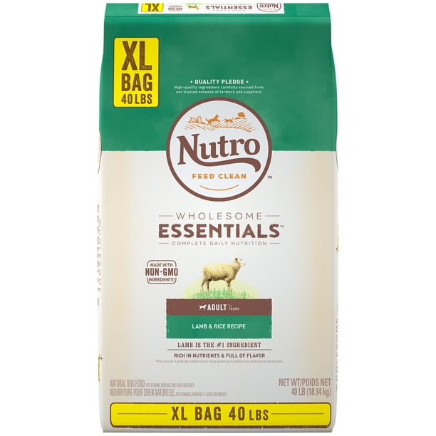 NUTRO WHOLESOME ESSENTIALS Natural Adult Dry Dog Food Lamb & Rice