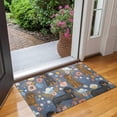 thumbnail image 2 of Dachshund and Flower Door Rugs,Washable Non Slip Door Mats Indoor,Decorative Door Mats,Entry Mat Indoor for Entrance,Bedroom,Kitchen,Bathroom,17"x30", 2 of 6