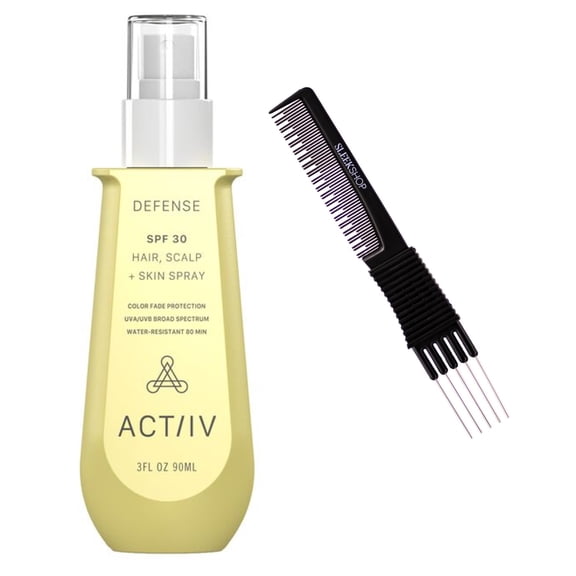 ACTIIV HAIR SCIENCE - DEFENSE SPF 30 Hair, Scalp   Skin Spray - Color Fade Protection, Water-Resistant 80 minutes, UVA/UVB Broad Spectrum, Active Activ ACTIIVE ACT/IV (Defense SPF 30 Spray)