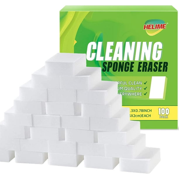 Magic Cleaning Sponge Eraser, 100Pack Eraser Sponges Foam, Melamine