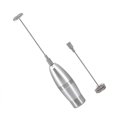 thumbnail image 1 of Mini Milk Frother Electric Hand Held Egg Beater Stainless Steel Portable Kitchen Coffee Mixer, 1 of 6
