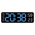 thumbnail image 1 of Horloge Électronique Décorative d'Automne Simple et Multifonctionnelle Rectangulaire Grande Police Réveil Suspendu et Debout, 1 of 6