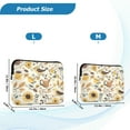 thumbnail image 4 of FORMRS 15-15.6 inch Laptop Sleeve Case Soft Carrying Quilted Computer Bag Cover, Beige Birds Floral, 4 of 7