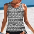 thumbnail image 1 of TIMIFIS Womens Blouson Tankini Top No Bottom Loose Fit Swim Top Modest Tank Top, 1 of 7