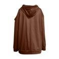 thumbnail image 5 of Wiyuqeen Womens Cold Shoulder Hoodies Basic Solid Drawstring Hooded Sweatshirts Elegant Long Sleeve Pullover Tops Baggy Autumn Outfits, 5 of 5