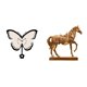 thumbnail image 1 of Reloj de pared,Reloj de pared para sala de estar,dormitorio,cocina,decoración de pared.,Estatuas de caballos,Estatuas de caballos Figura de caballo Figura de caballo,Escultura de caballo, 1 of 8