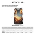 thumbnail image 4 of Honeii Red And Gray Flame Fox print basktball shirt for men and women, Unisex basketball jersey for Theme party-Medium, 4 of 6