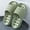 Green, variant on Unisex Slippers EVA Shower Drain Hole Slip On Bath Slippers For Unisex Non Slip Soft Sole Indoor Pool Slides Footwear US :6.5