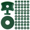 thumbnail image 1 of ZheElen 200 Pcs Greenhouse Twist Clips,Greenhouse Accessories Greenhouse Clips Plastic Greenhouse Fixing Clips and Washers Extender Corner Clips for Greenhouse Securing Insulation Bubble Netting, 1 of 1