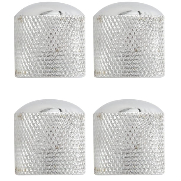 16X Perillas de Control de de Guitarra para Reemplazo de Tele, Plateado