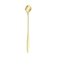 thumbnail image 1 of Stainless Steel Tea Spoon Portable Coffee Juice Beverage Seasoning Ice Cream Teaspoon Kitchen Gadget Accessory Type 9, 1 of 9