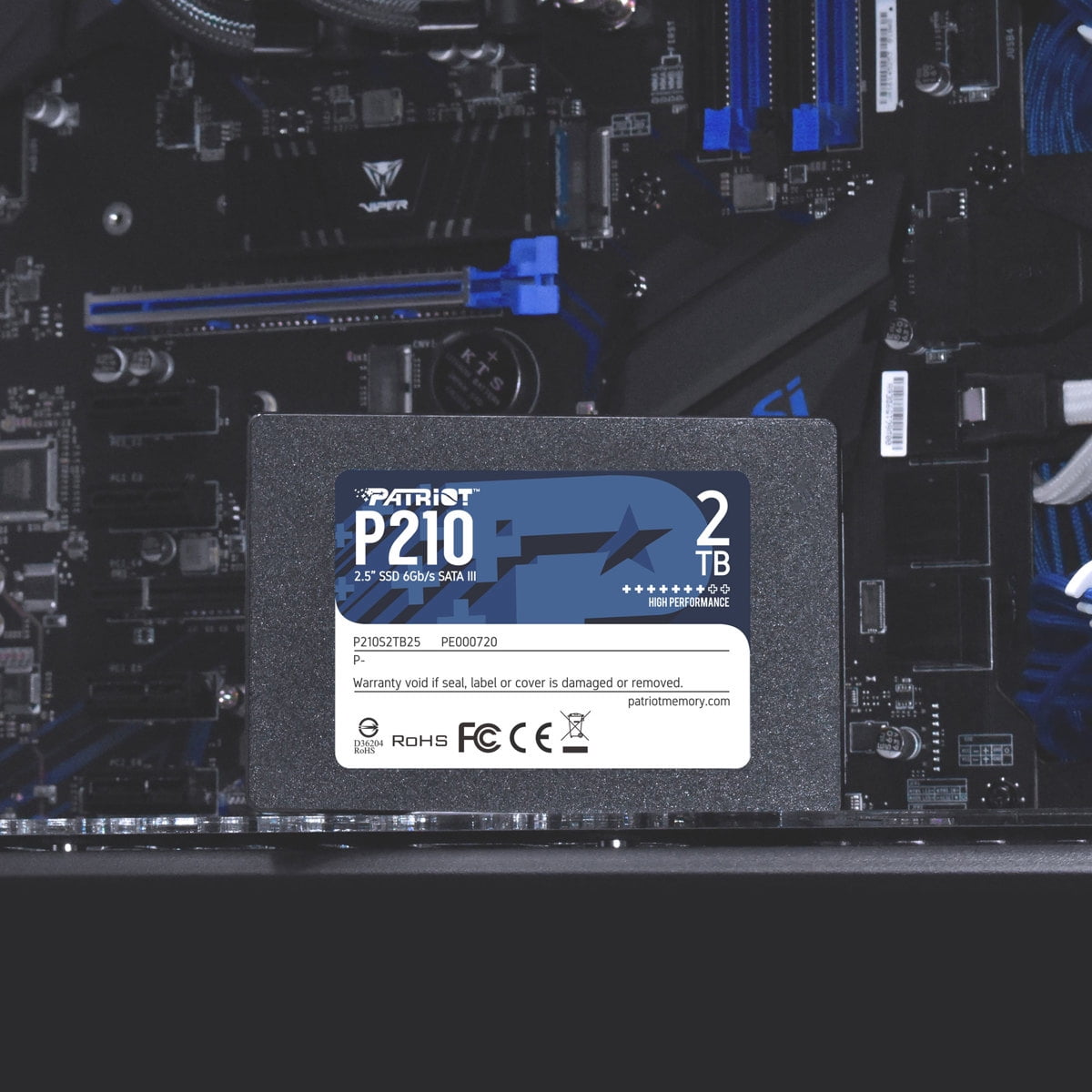 Patriot Memory P210 P210S2TB25 2 TB Solid State Drive - 2.5" Internal - SATA (SATA/600)