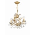 thumbnail image 5 of 4454-GA-CL-SAQ Crystorama Lighting Filmore - Four Light Chandelier in Traditional and Contemporary Style - 17.5 Inches Wide by 15 Inches, 5 of 9