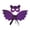 A004- Purple, variant on Bat Accessories Blue Non Woven All Ages Masquerade Mask Felt Bat Wings Set for Halloween Party Dress Up and Photo Activities