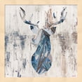 thumbnail image 2 of Metaverse Ann Marie Coolick 'Blue Rhizome Deer Bust' Framed Art, 2 of 2