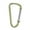 Gold, variant on Paracord Planet 40 mm Durable Aluminum Mini Carabiner Clip Keychain with a Spring Loaded Gate - Available in Assorted Colors & Pack Sizes - Hiking, Traveling, at Home, In the RV, Fishing, etc