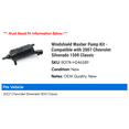 thumbnail image 2 of Windshield Washer Pump Kit - Compatible with 2007 Chevy Silverado 1500 Classic, 2 of 2