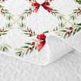 thumbnail image 5 of Erosebridal Christmas Twin Quilt Set for Girls, Christmas Twin Coverlet Set, 2pcs 1 Bedspread and 1 Pillowcase, 5 of 7