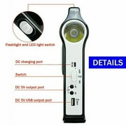 Portable Solar Generator USB Charger 6V 9W Solar Panel Power Storage Generator Home System Kit Rechargeable