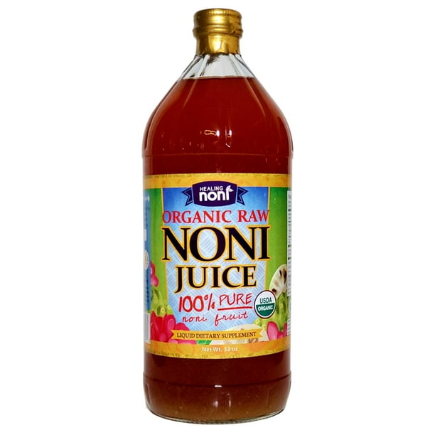 Healing Noni™ RAW (Unpasteurized) Certified Organic Hawaiian Noni Juice