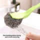 thumbnail image 5 of Cepillo de Acero Inoxidable para Ollas con Mango Largo - Estropajos Metálicos para Limpiar La Cocina, Lavar Platos y Eliminar Residuos Difíciles - Opciones En Naranja, Azul, Verde, Gris y Blanco, 5 of 7