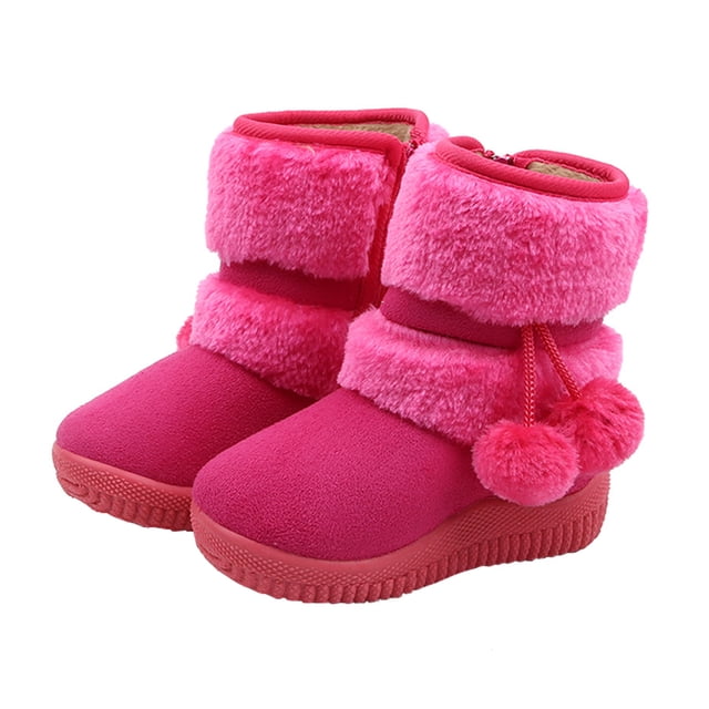 WORGEOUS 1 par de bonitas botas de nieve para bebé, zapatos de bebé de fondo suave para bebé, invierno, prewalker