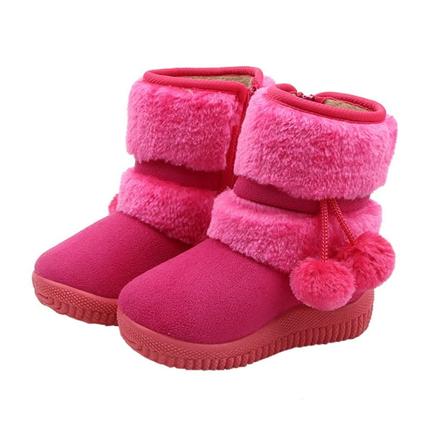 1 par de botas de nieve para bebé, zapatos de bebé para primeros pasos de invierno