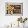 thumbnail image 3 of Farmhouse Sunflower Wall Art Window Religion Christian Hummingbird Bible Verse Pictures Wall Decor Scripture Quotes Canvas Painting Print Artwork Framed for Living Room Bedroom Bathroom 16"×12", 3 of 6