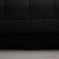 thumbnail image 2 of Dobby Stripe 8 Piece Bed in a Bag Bedding Set Includes Bed Sheets and Bed Skirt, King - Black, 2 of 5