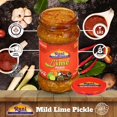 thumbnail image 4 of Rani Lime Pickle Mild (Achar, Spicy Indian Relish) 10.5oz (300g) ~ Glass Jar, All Natural | Vegan | Gluten Free | NON-GMO | Kosher | No Colors | Popular Indian Condiment, Indian Origin, 4 of 6