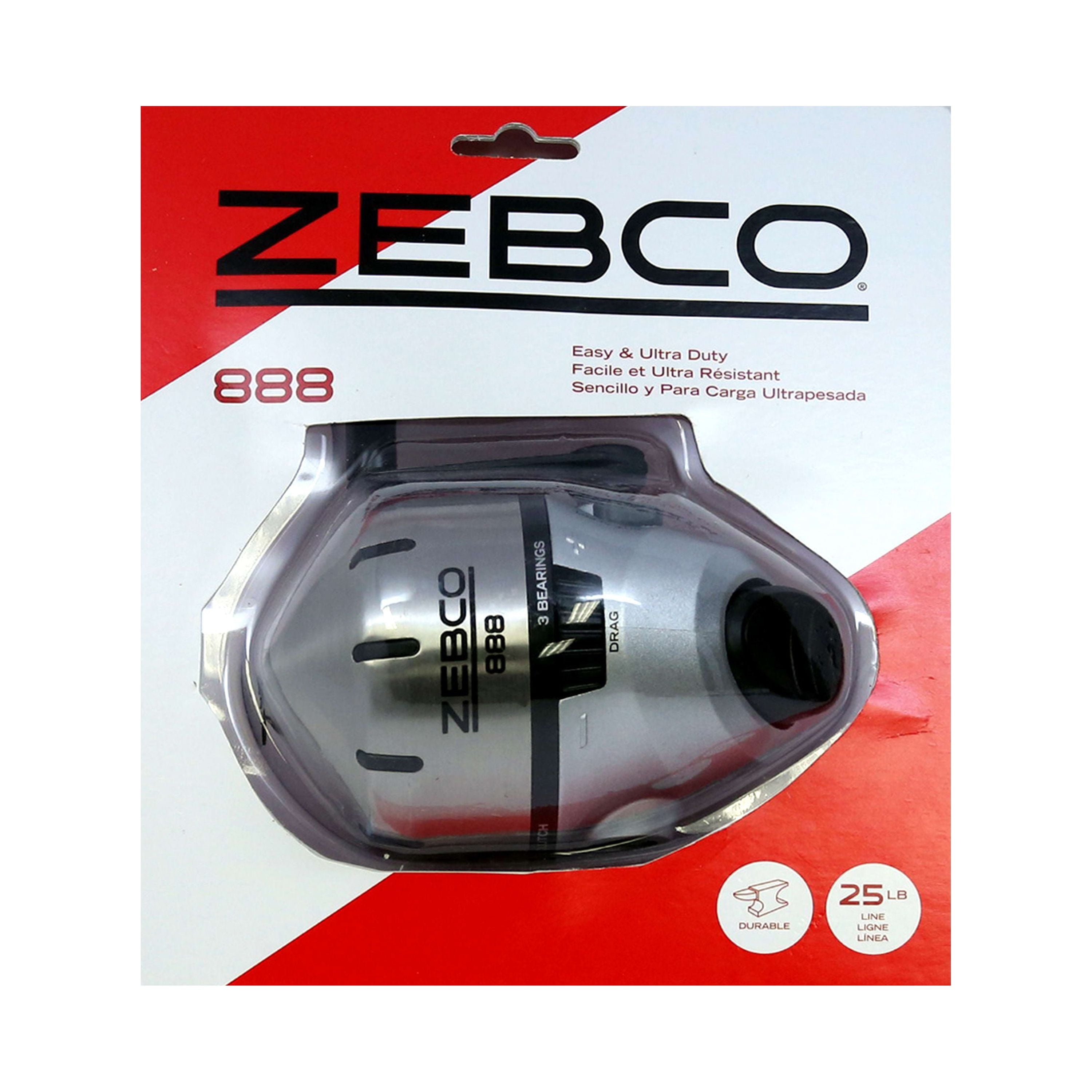 Zebco Pro Staff 888 Spincast Casting Push Button Fishing Reel