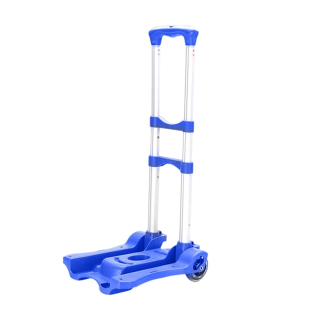 Carro de mano portátil Sunnimix carga 35 kg azul camión de la carretilla de compras