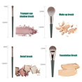 thumbnail image 3 of Juego De 14 Brochas De Maquillaje, Base En Polvo, Correctores, Sombras De Ojos, Brochas De Maquillaje Para Cejas Con Bolsa De Cosméticos Vogacara CE006430-00, 3 of 6