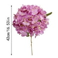 thumbnail image 2 of Hot Hydrangeas Flowers Bouquet Bridal Wedding Decoration Real Latex Home Floral Arrangement, 2 of 5