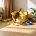 thumbnail image 4 of Eolstice Semi Enclosed High Sided Litter Box, Splash Proof Design, Ample Space for Large Cats, for Felines under 20 lbs, Covered Easy Clean Toilet, 4 of 6
