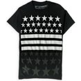 thumbnail image 1 of Tony Hawk - Camiseta gráfica para hombre con rayas de estrellas, color negro, pequeña Tony Hawk Camiseta gráfica, 1 of 1