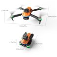 thumbnail image 3 of karymi Brushless Motor Drones with 2 Cameras Wind Resistance Headless Mode Gesture Control FPV Drone with Cool LED Light for Adults RC Drone for Beginners Quadcopter Summer, 3 of 9