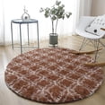 thumbnail image 1 of Round Rugs Soft Comfortable Fluffy Shaggy High Pile Rug For Living Room Bedroom, 1 of 5