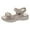 Light Gray, variant on Womens Summer Wedge Sandals Breathable Athletic Shoes Open Toe Beach Comfortable Casual Walking Outdoor On