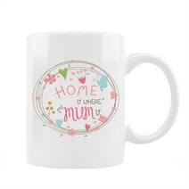 Ceramic Mug Coffee Cup for Mum Mother's Day, Birthday, Anniversary from Daughter 11oz White