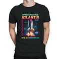 thumbnail image 2 of Officially Licensed NASA Atlantis Space Shuttle 1997 Launch Men's T-shirt, 2 of 3