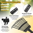 thumbnail image 3 of Garden Leaves Rake - 73 Inch Heavy Duty Small Shrub Rake - 11 Metal Tines - 8.5 inch Wide, Adjustab, 3 of 8
