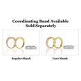 thumbnail image 3 of Central Diamond Center Lucita Style CZ 3 Stone Ring 2.50ctw - 14k Rose Gold - Size 6, 3 of 7