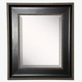 thumbnail image 3 of Rayne Mirrors Black with Silver Caged Trim Wall Mirror, 3 of 5