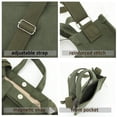 thumbnail image 3 of Bolsa UERRUAM de pana ligera para mujer, color verde militar, 3 of 7