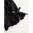 thumbnail image 6 of YUUMIN Kids Girls Ruffled Bloomers Shorts Cotton Lace Up Safety Short Pants Bottom Ruffled Bloomers Black 110, 6 of 7